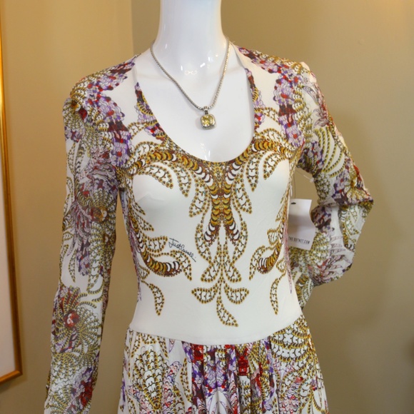 🆕🏷️Just Cavalli Multicolored Dress Size 2 - Picture 8 of 16